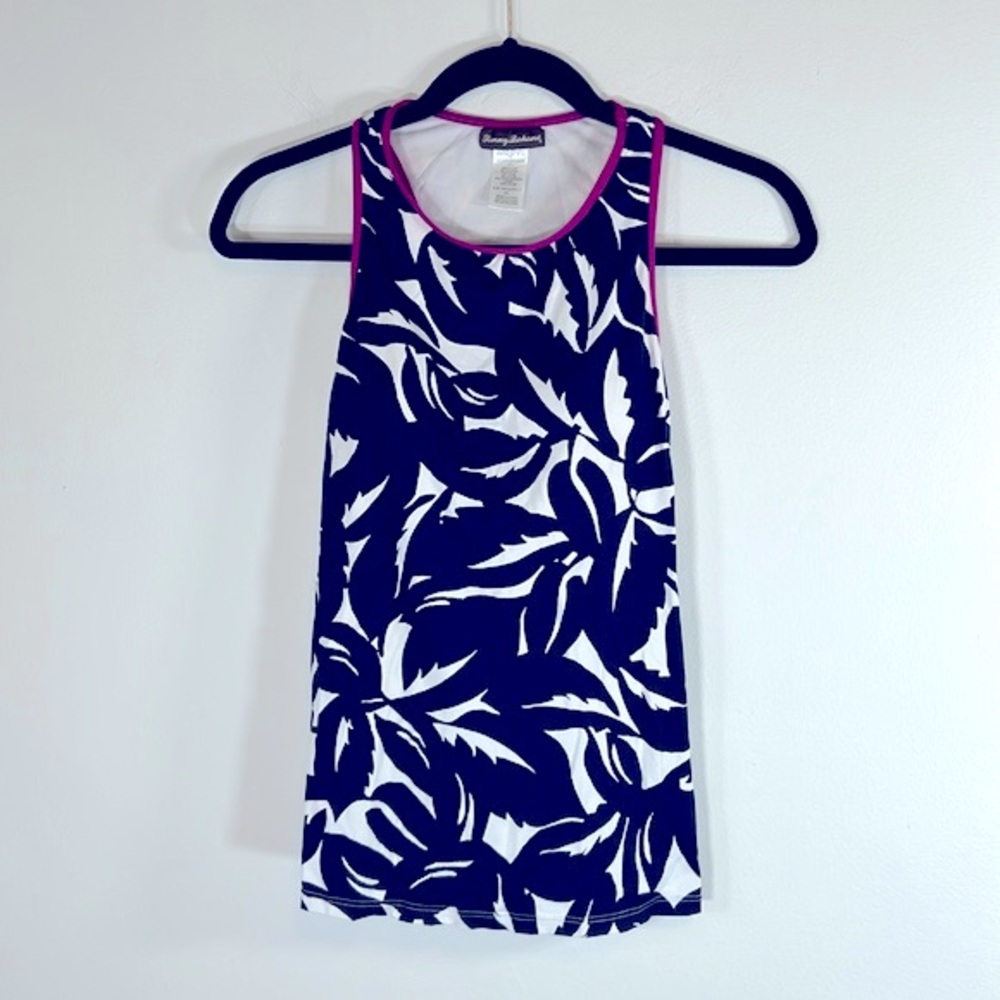 Tommy Bahama Swim Takini Top ONLY Womens Size SP Built in Bra Racerback Swimsuit